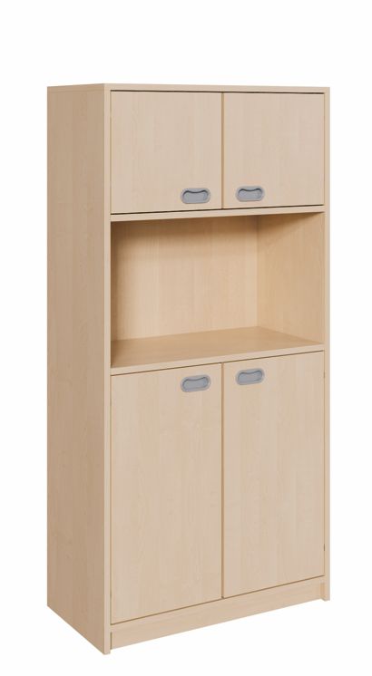 K Kombinationsschrank 160 cm, 4 Türen, 2 Breiten